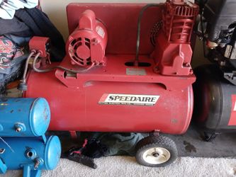 Speedaire compressor works great $400
