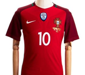 Cristiano Ronaldo Portugal Home Soccer Jersey – Euro 2016 winners 