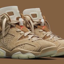 Travis Scott 6 British Khaki Size 13