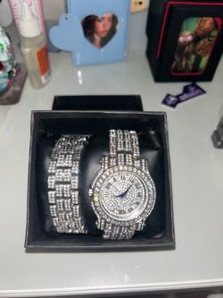 Crystal-Encrusted Watch Set