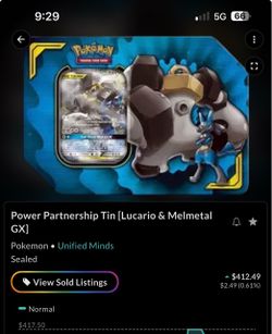 POKÉMON LUCARIO POWER PARTNERSHIP TIN
