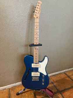 Squier Paranormal Cabronita Telecaster Thinline — Lake Placid Blue