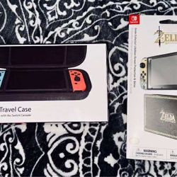 Nintendo Switch Travel Case & Zelda Collector’s Edition Screen Protector & Skins 