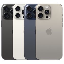 Apple iPhone 15 Pro Max - Natural Titanium - (1TB) Factory Unlocked 