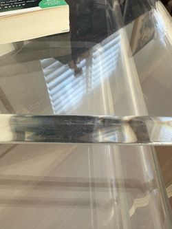 LUCITE NESTING TABLES