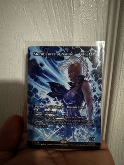 Marvel x MTG Storm Borderless Non-Holo