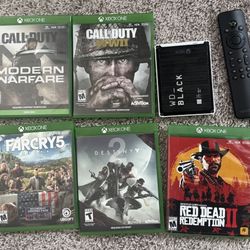 Used Xbox One Games And Hard Drive 