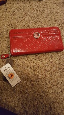 Red New Dana Buchman wallet