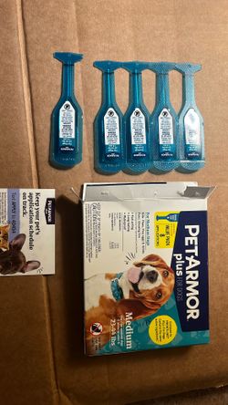 Pet Armor Plus Flea Defense Medium Dog 5 Applications 