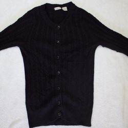 Rubbish. Cotton Button Down Sweater 