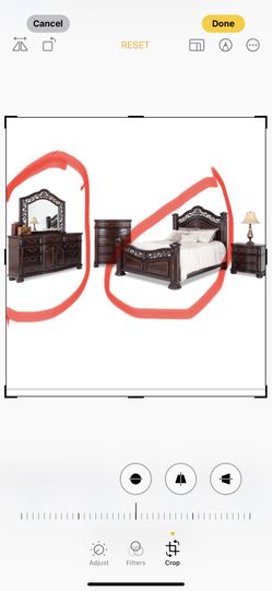 Cama Queen Y Espejo Con Cajones