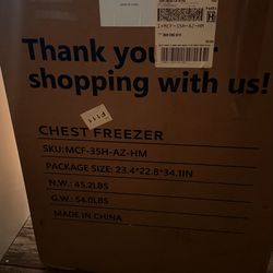 CHEST FREEZER