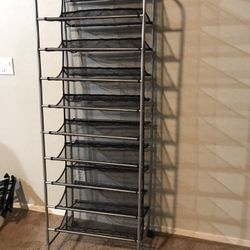 Rolling Shoe Rack