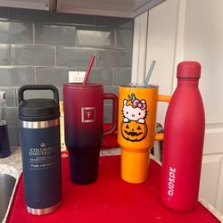 Insulated Water Bottle & Tumbler Set (4 Pieces)