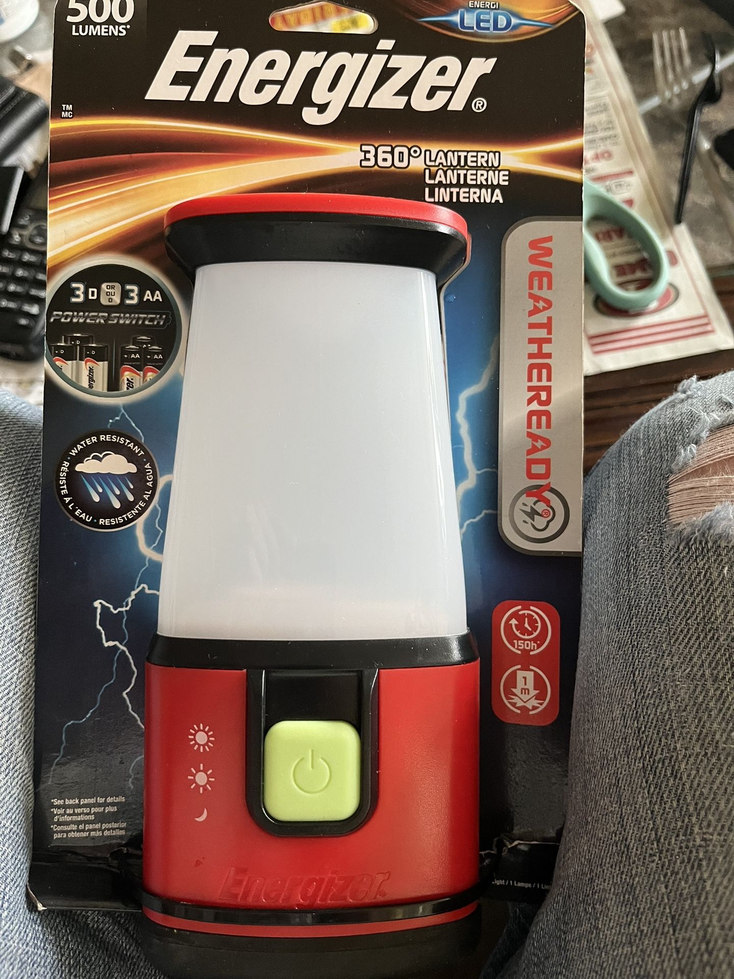Brand New Weather Ready Energizer Camp Light