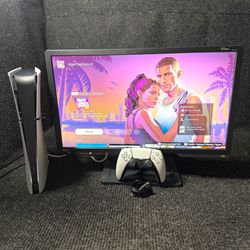 Ps5 Slim Digital 1TB Console with Controller and Cables