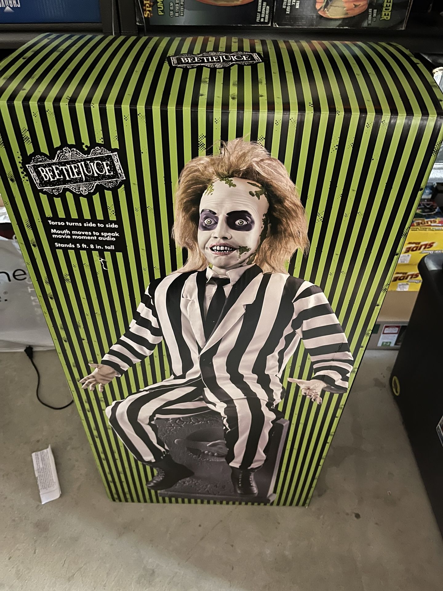 Beetlejuice Halloween Prop Animatronic