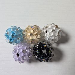5pcs Flower Ball Bead 