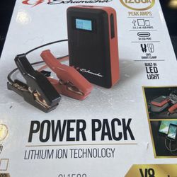 Schumacher 1200 Peak power n Lithium ION Smart Cables 
