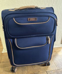 London Fog Suitcase Rolling Luggage Classic Authentic 