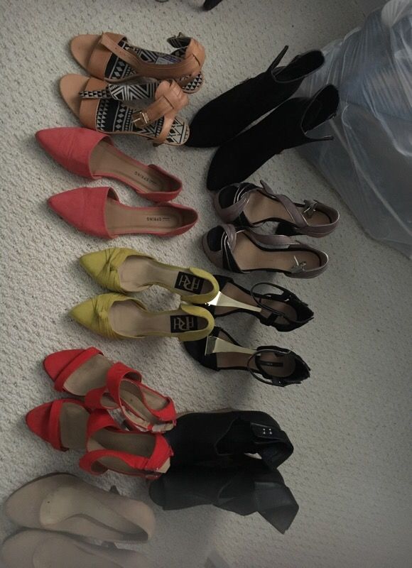 Shoes heels for sale size 6-6.5-7