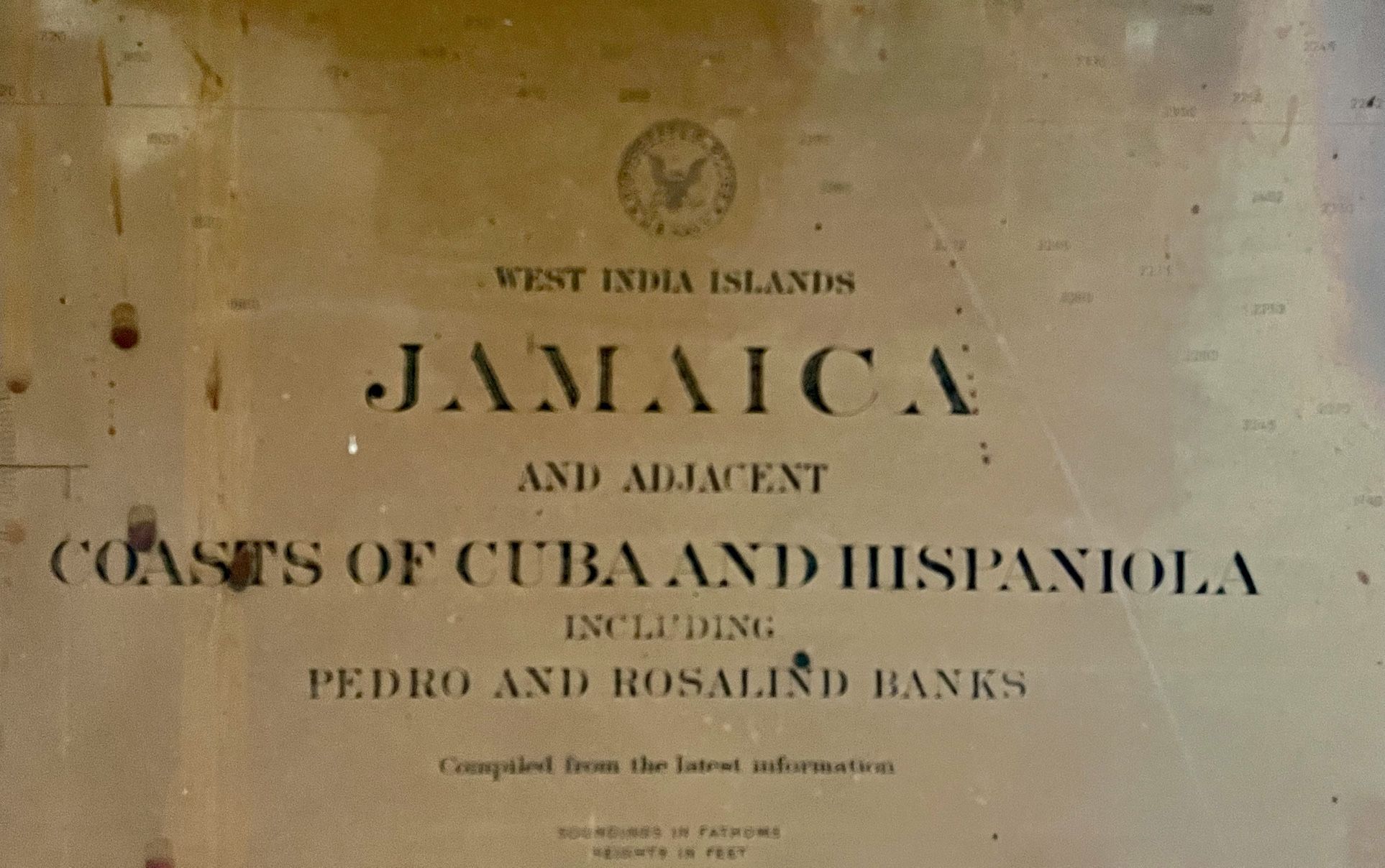 Antique 1935 Department Of Navy Copper Map Plate Of Cuba,All Products : American Fashion Style Bags On Sale
