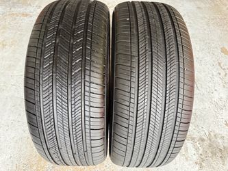 Two Tires 235/45/18 Michelin Primacy All Season EV Electric With 95% Left Acoustic Tesla