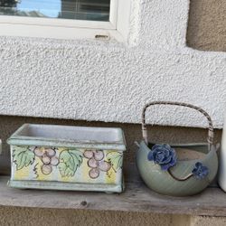 Succulent plants pots×2