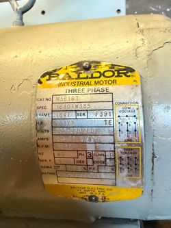 BALDOR Industrial Motor (7 1/2 hp)