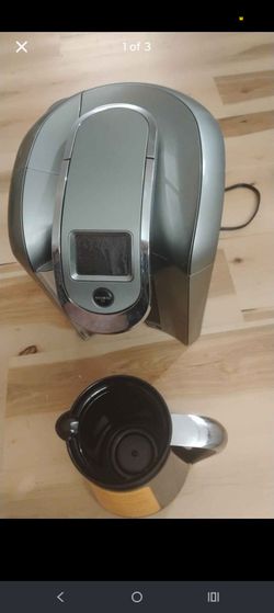 Large Keurig coffee maker.