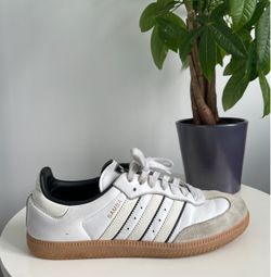 Women Size 9 adidas Samba OG Off White Core Black Men Size 7.5