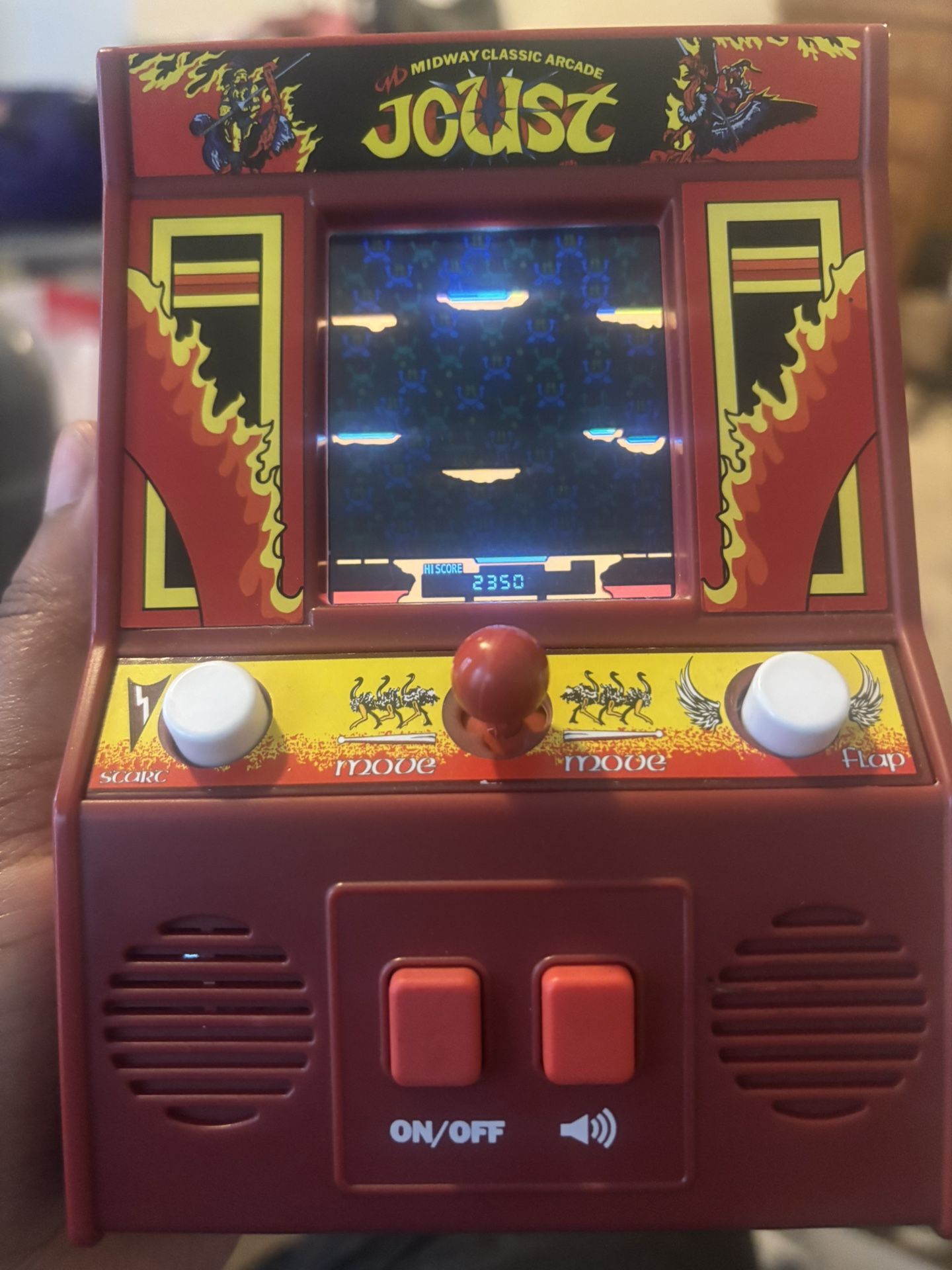 Midway Classic Arcade “Joust” Mini Cabinet – Retro Collectible!