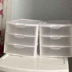 Couple Small drawers  Plastic For accessories