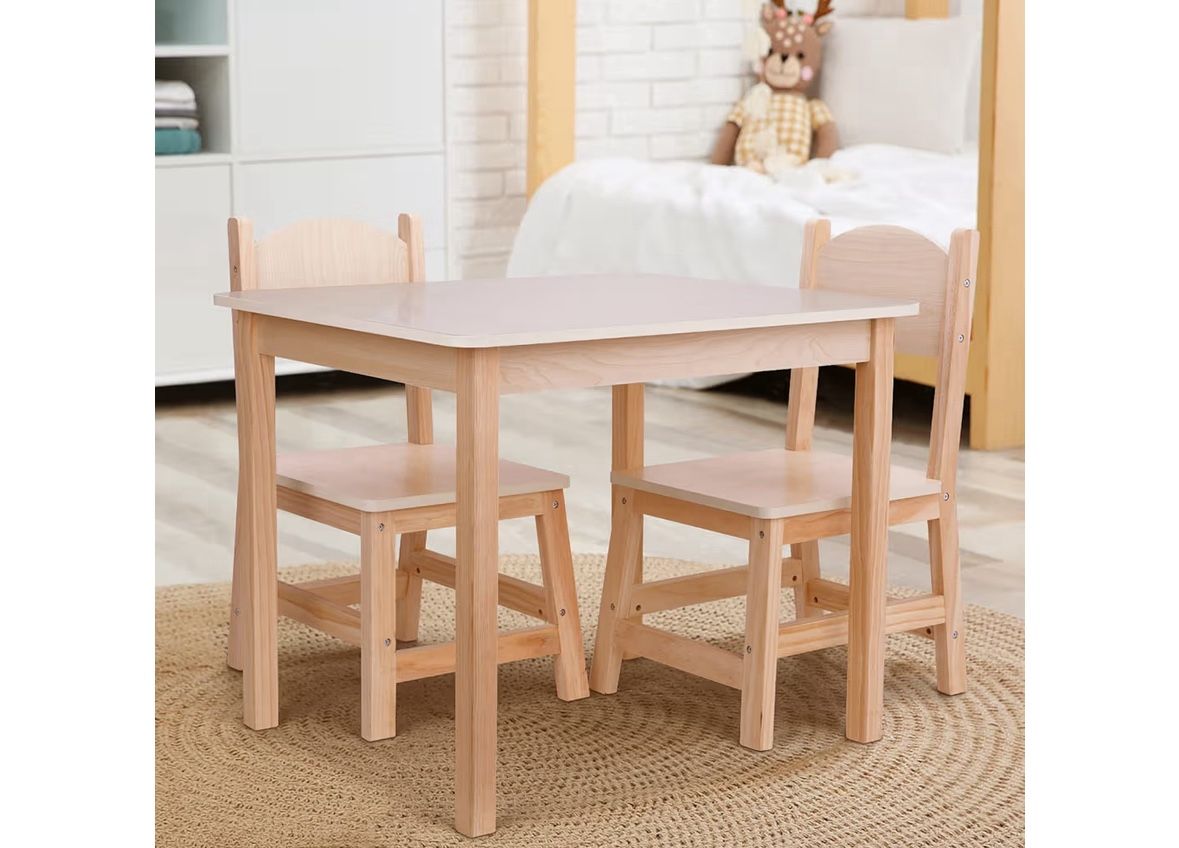 Wooden Kids Table And Chairs
