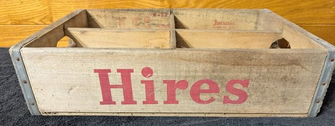 Vintage Hires Root Beer Wooden Soda Crate – Grand Rapids Michigan