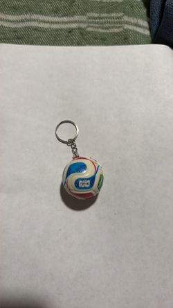 2026 soccer ball keychain