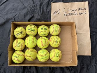 Rawlings, Dudley, Bonnet, MacGregor Mixed 11” Fastpitch Softballs 