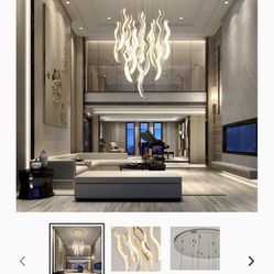 Mirodemi Crystal Wave Chandelier 