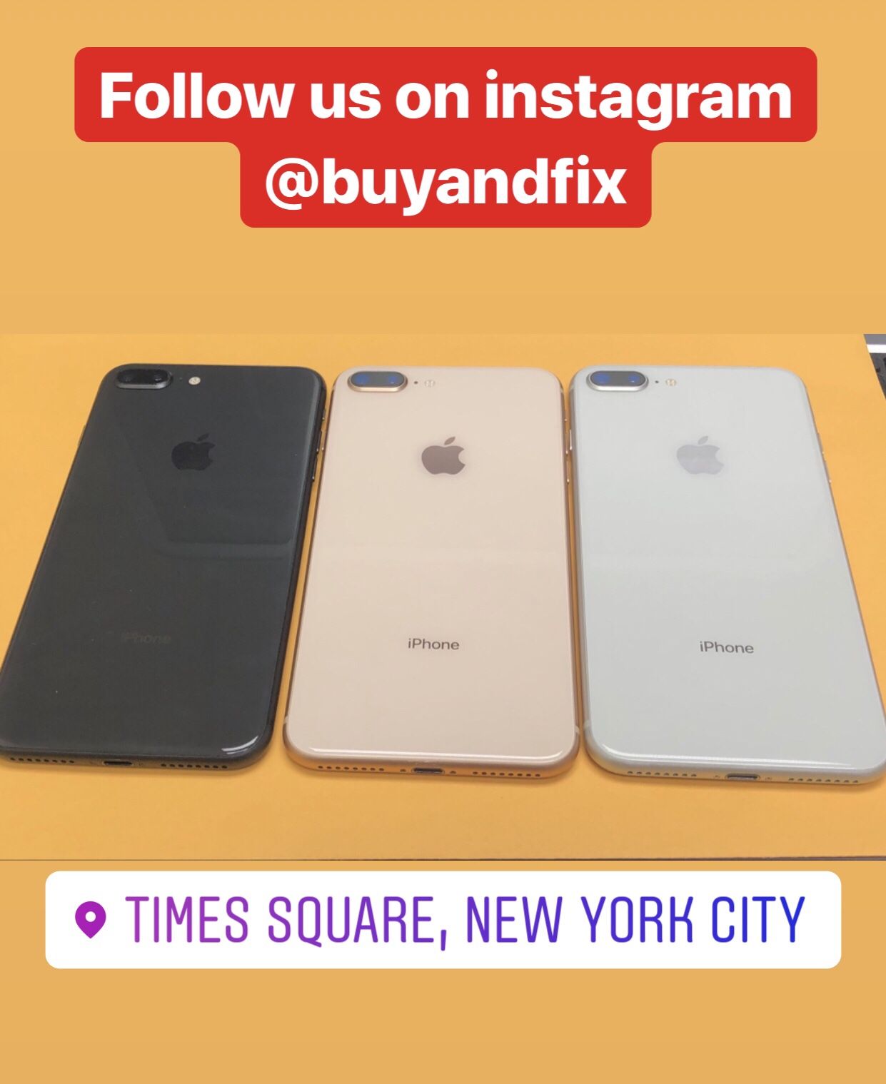 IPhone 8 Plus 64GB Factory Unlocked (price for each)