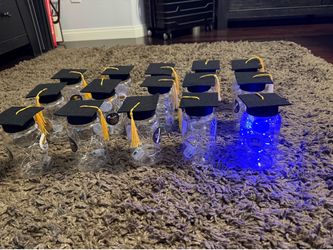 Graduation cap light jars