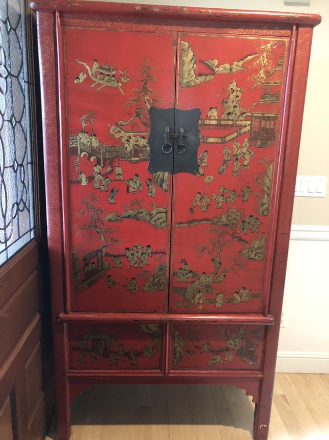 Antique Chinese Armoire Chest