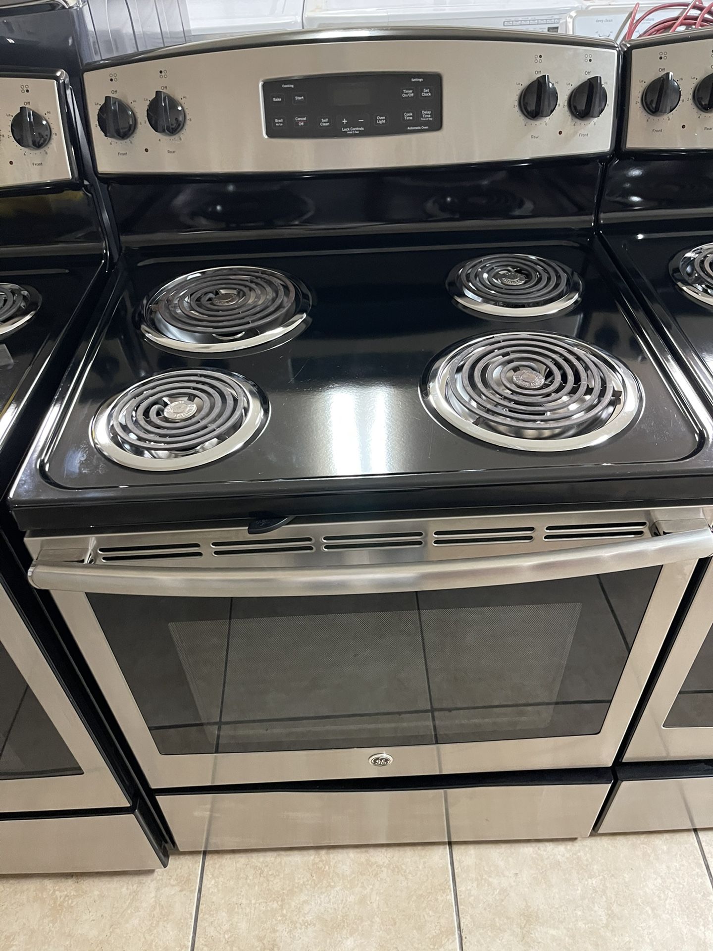Stainless Steel GE Electric Stove