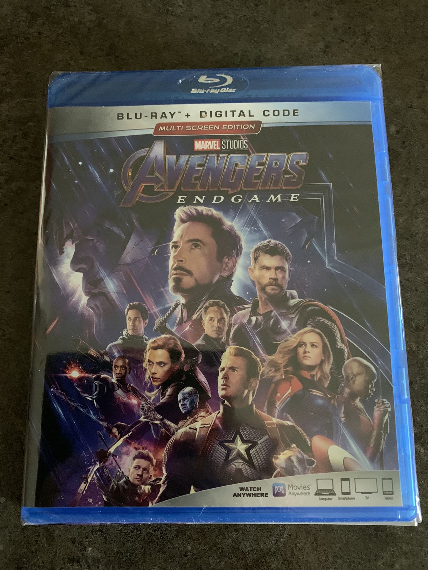 Blu-Ray DVD and digital copy of Avengers: Endgame