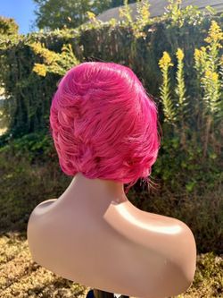Fuchsia Bob Wig