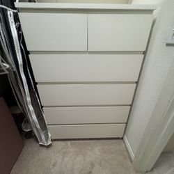 IKEA 6-DRAWER TALL WARDROBE DRESSER