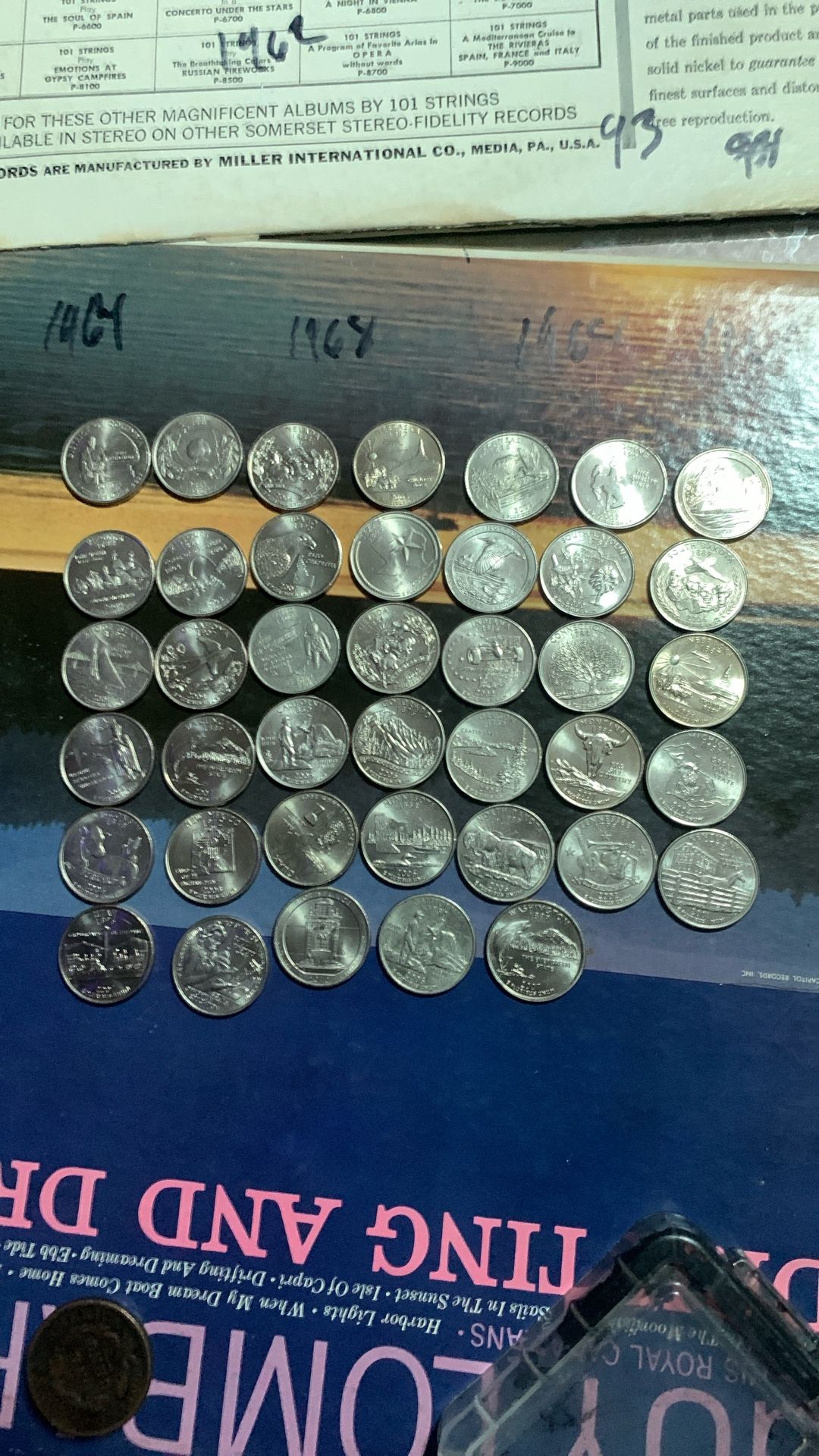 40 Mint State Coins