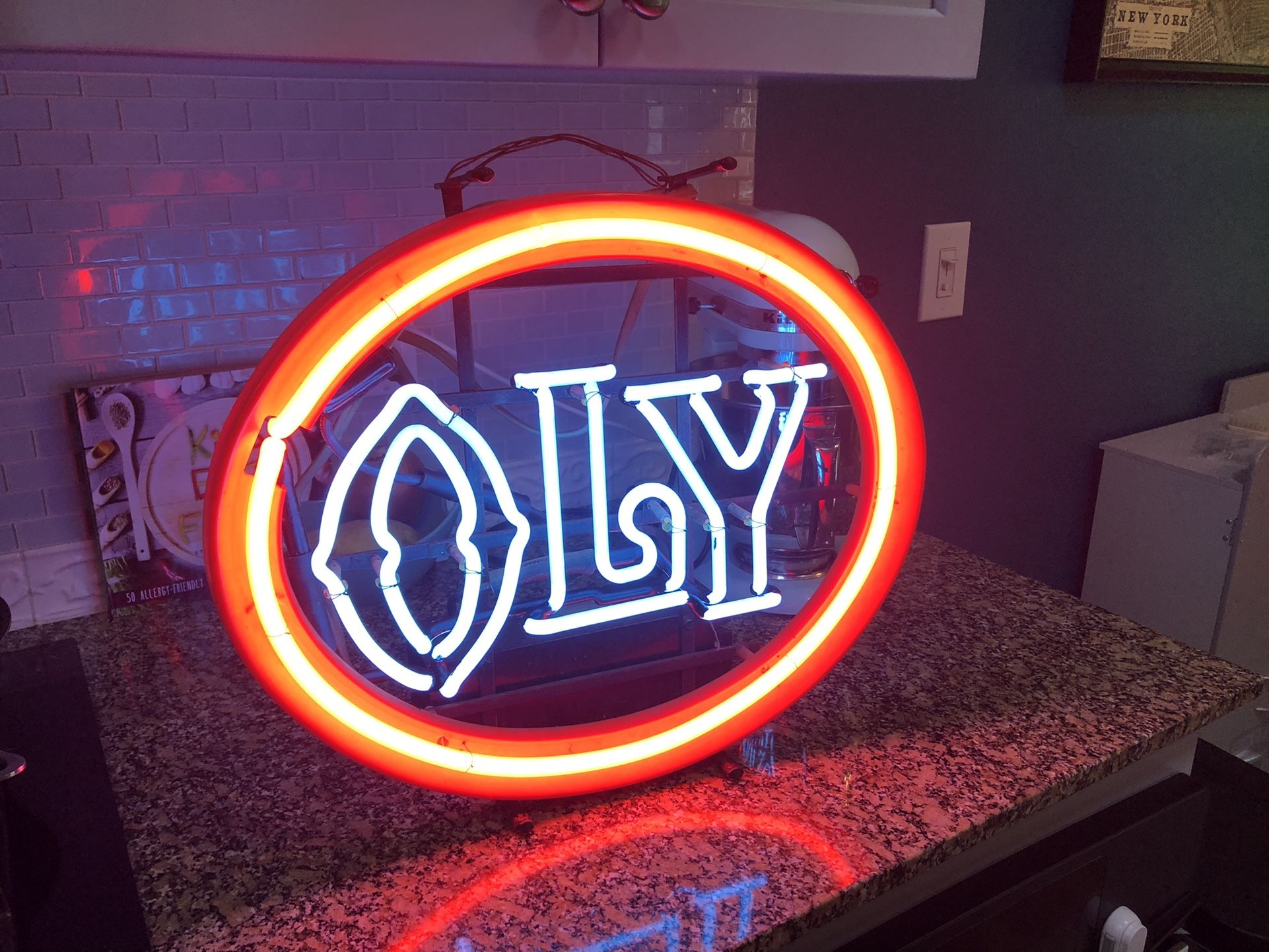 Original Olympia Beer Neon