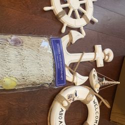 beach wooden boat decoration