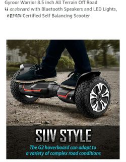 All terrain hooverboard  