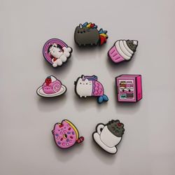 Pusheen Croc Charms 